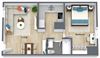 1 Bedroom 1 Bathroom